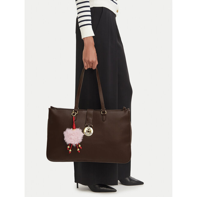 Torebka LOVE MOSCHINO JC4239PP0PKI0313 Brązowy ciemny -