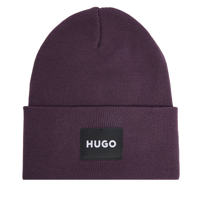 Czapka HUGO Xevon_C 50521527 Fioletowy -