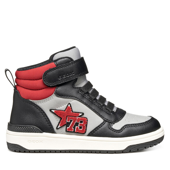 Sneakersy Geox J Washiba J56LQC 054FU C0043 M Szary - chłopięce