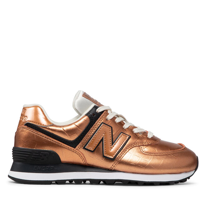 Sneakersy New Balance WL574PX2 Miedziany - kobiece