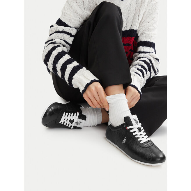 Sneakersy U.S. Polo Assn. EO-CAMMY002W/6L1 Czarny - kobiece