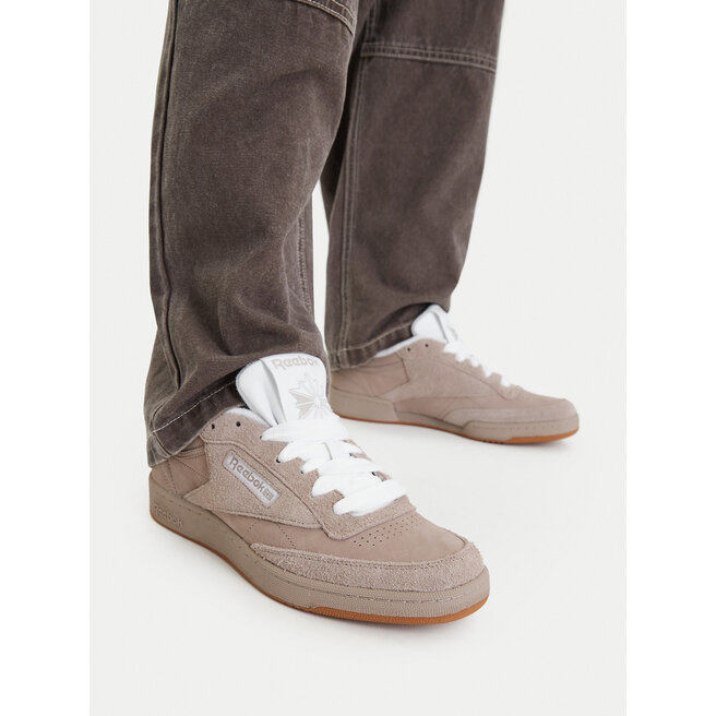 Sneakersy Reebok EO-CLUB C 85 VINTAGE 100268918 Beżowy ciemny - męskie