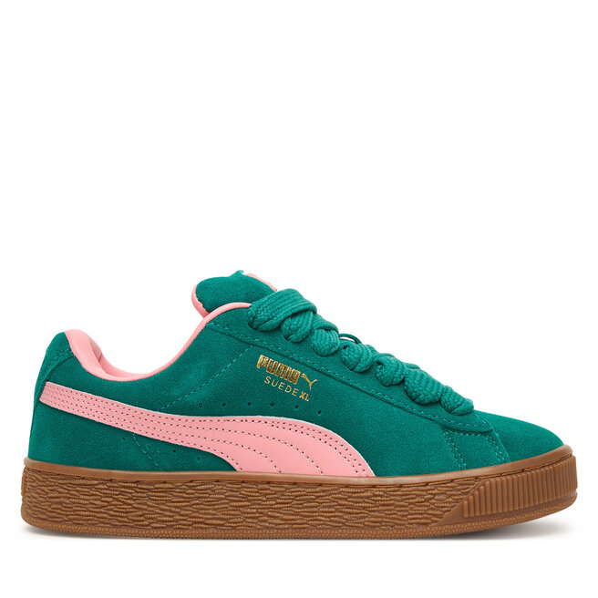 Sneakersy Puma Suede Xl Jr 396577 36 Zielony - kobiece