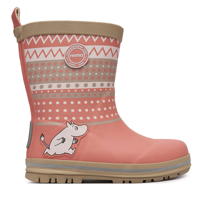 Kalosze Reima Moomin Magisk Rain Boots 5400001B Różowy - dziewczęce