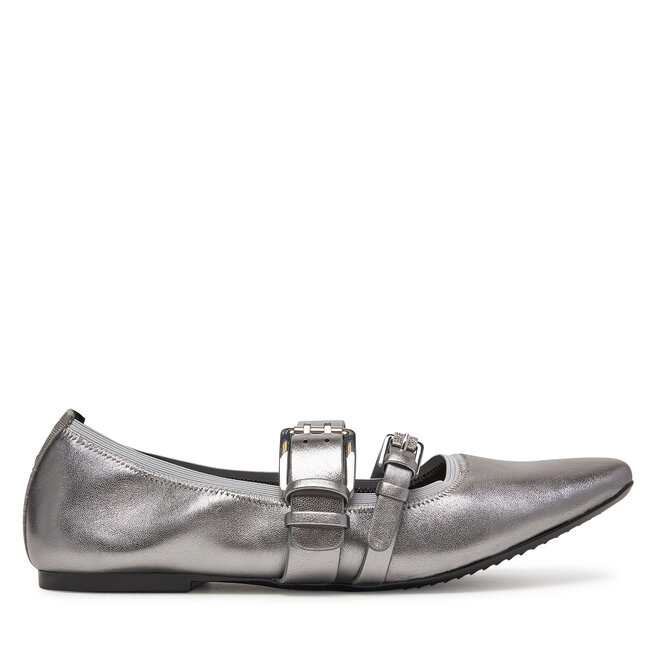Baleriny DKNY Dade K1511477 Srebrny -