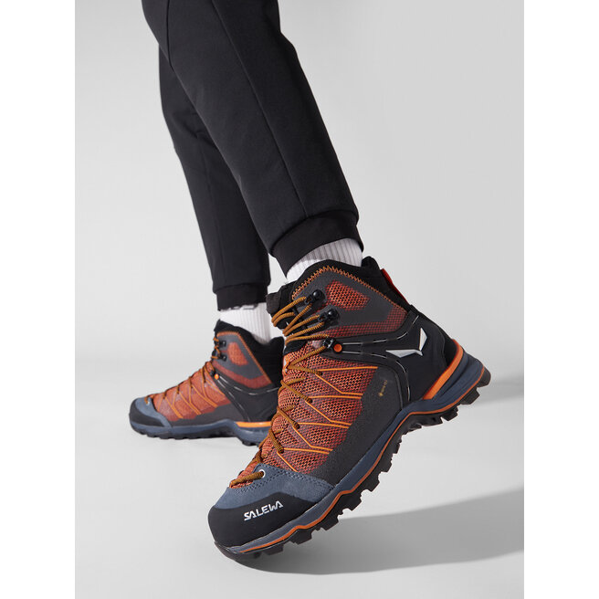 Trekkingi Salewa Ms Mnt Trainer Lite Mid Gtx GORE-TEX 61359-0927 Brązowy - męskie