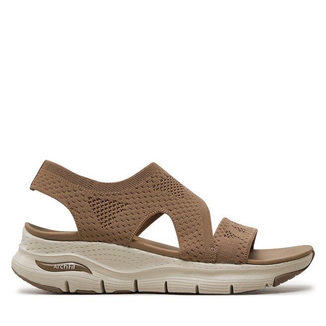 Sandały Skechers Arch Fit-Brightest Day 119458/MOC Brązowy - kobiece