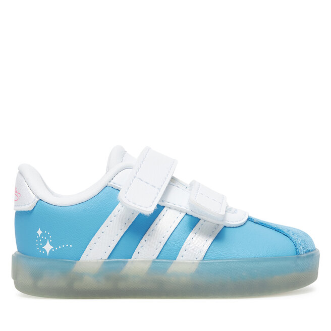 Sneakersy adidas Disney Cinderella VL Court 3.0 JR4900 Niebieski - dziewczęce