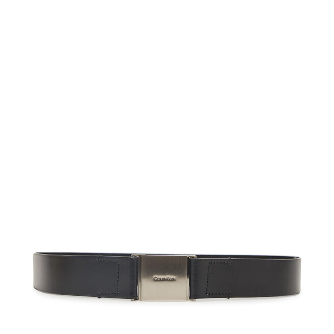 Pasek Damski Calvin Klein Logo Plaque Elasticated Belt 3.0 K60K612931 Czarny -