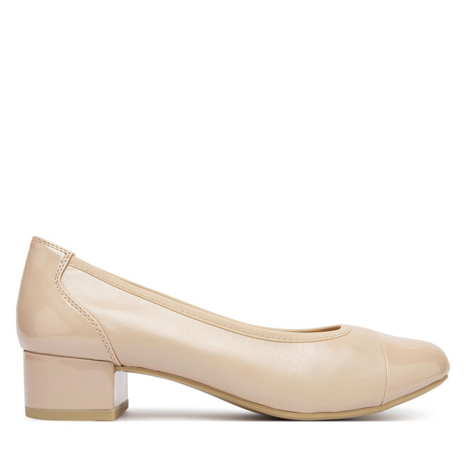 Czółenka Caprice 9-22500-42 Beżowy - kobiece