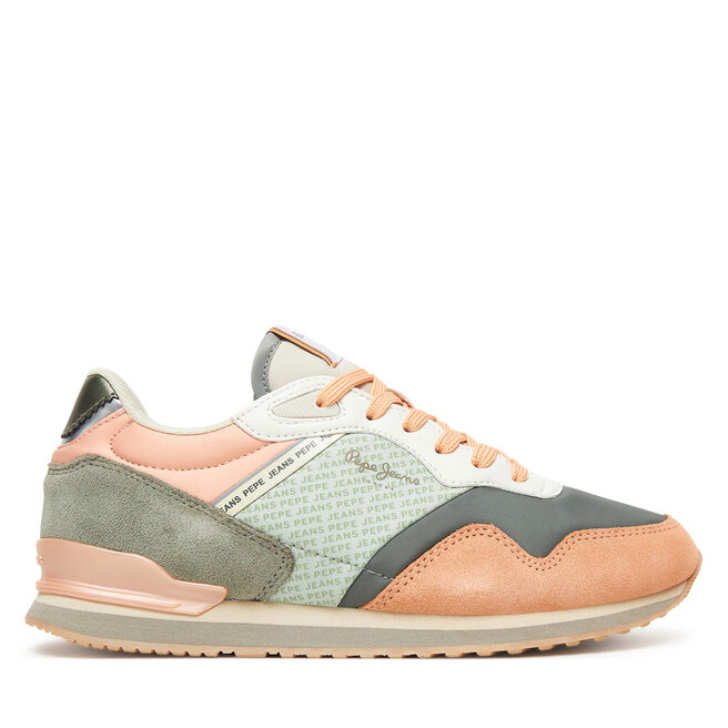 Sneakersy Pepe Jeans London Jelly W PLS400009 Pomarańczowy - kobiece