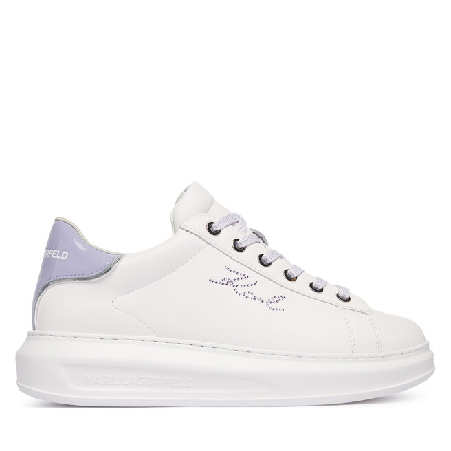 Sneakersy KARL LAGERFELD Kapri KL62518 Biały - kobiece