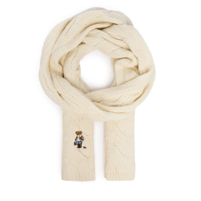 Szalik Polo Ralph Lauren 455P23849001 Kremowy -