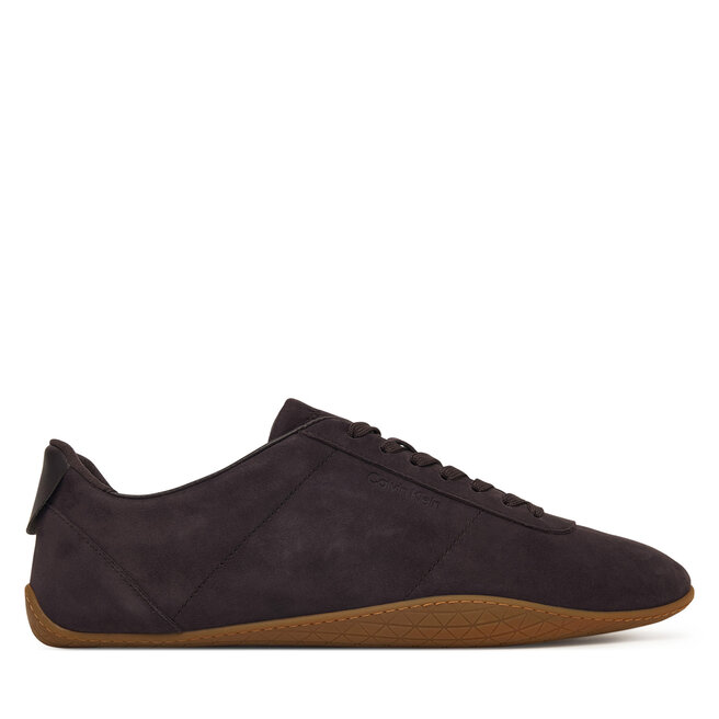 Sneakersy Calvin Klein Baller Sneaker Laceup HW0HW03263 Bordowy - kobiece