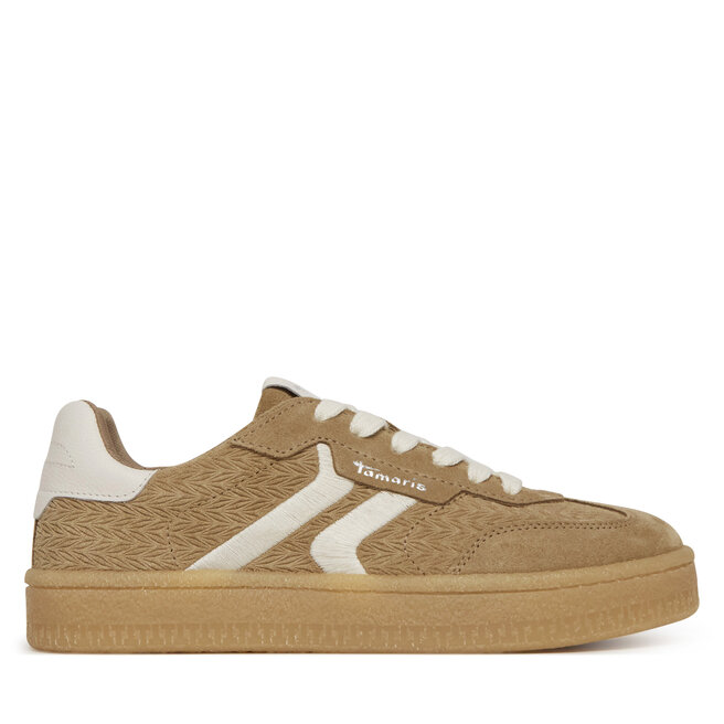 Sneakersy Tamaris 1-23723-44 Beżowy - kobiece