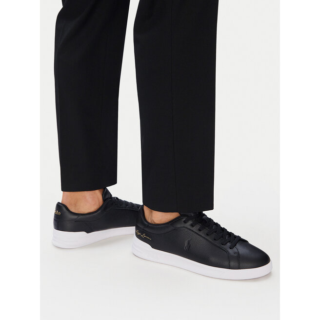 Sneakersy Polo Ralph Lauren Heritage Court II 809P13083002 Czarny - męskie