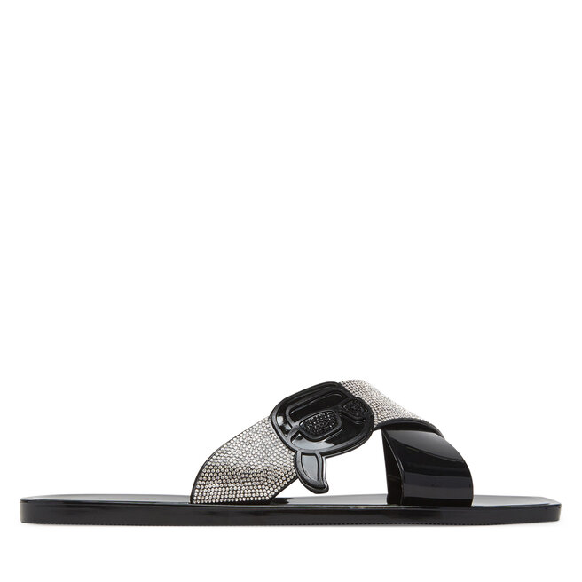 Klapki KARL LAGERFELD Jelly KL80004S Czarny -