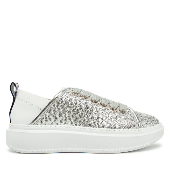 Sneakersy Alexander Smith Wembley 0436 Srebrny - kobiece