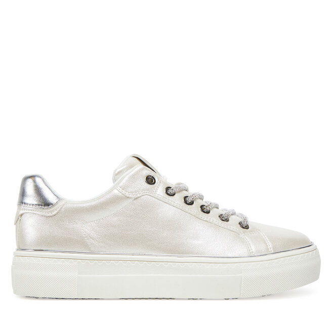 Sneakersy Tamaris 1-23751-44 Srebrny - kobiece