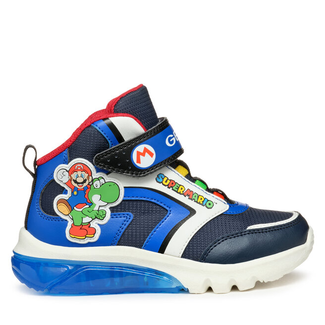 Sneakersy Geox J Ciberdron Boy J46LBJ 054FU C4226 D Granatowy - chłopięce