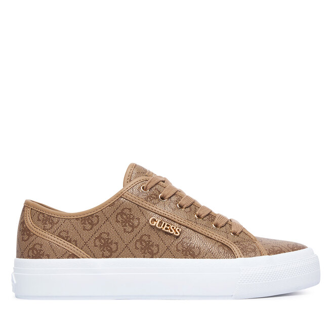 Sneakersy Guess FLTJ10 FAL12 Brązowy jasny - kobiece