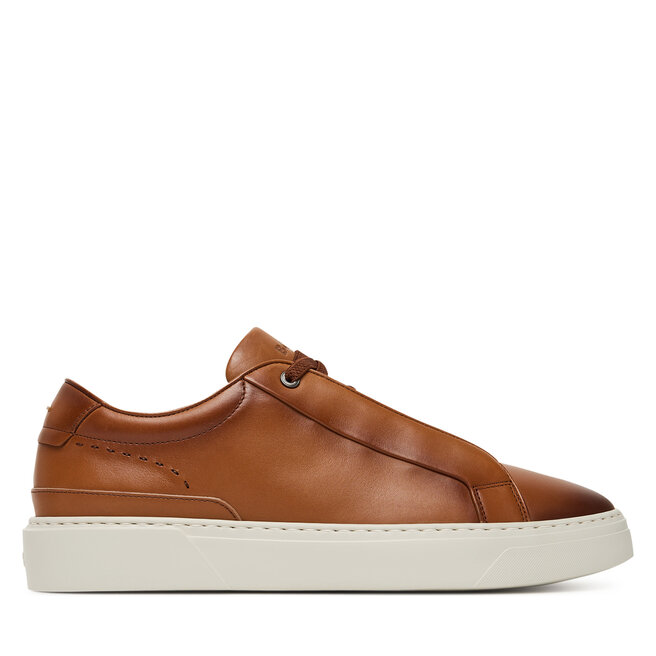 Sneakersy BOSS Gary 50546855 Brązowy - męskie