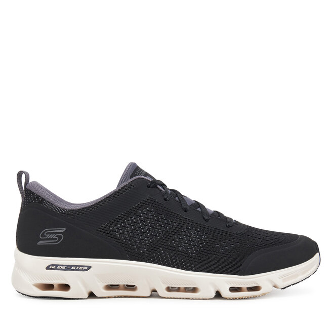 Sneakersy Skechers Glide-Step Gratify - Lume 104607/BKNT Czarny - kobiece
