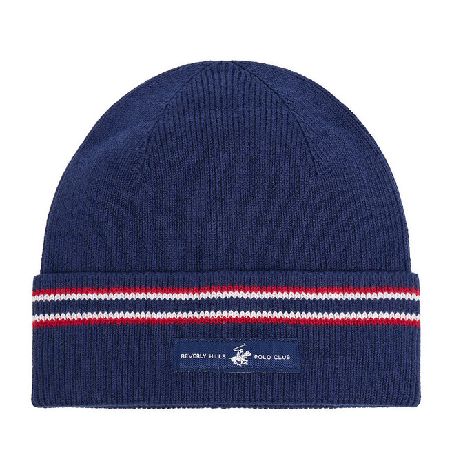 Czapka Beverly Hills Polo Club CEO-BHPC-M3-002-AW25 Granatowy -
