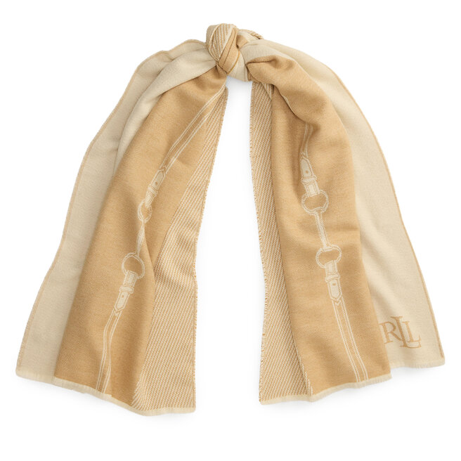 Szalik LAUREN RALPH LAUREN 454P23540001 Beżowy jasny -