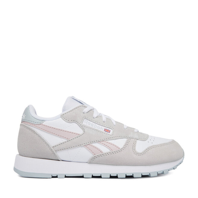 Sneakersy Reebok EO-CLASSIC LEATHER 100269424 Szary jasny - dziewczęce