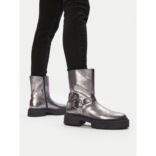 Botki Steve Madden Zwart SM11003405 Szary - kobiece