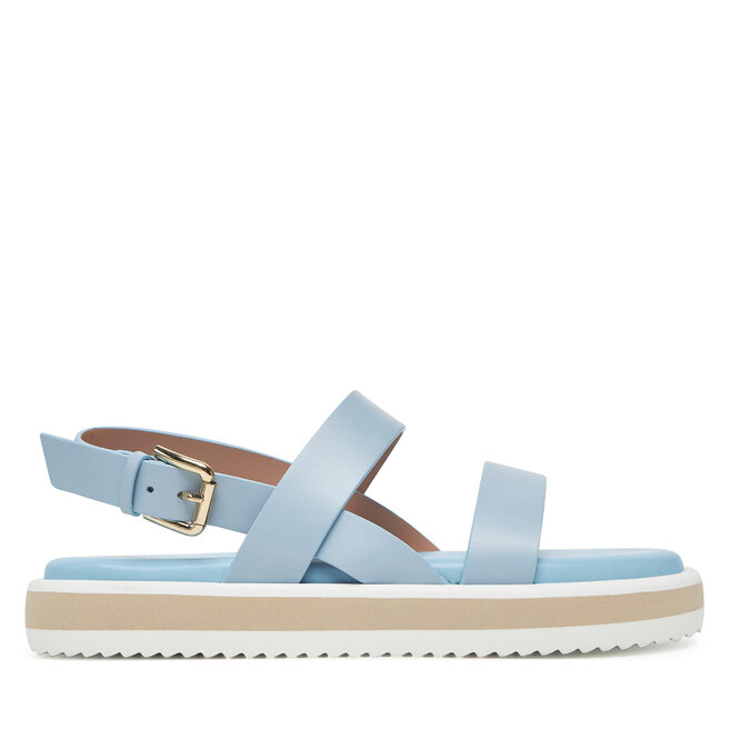 Sandały Pollini SA16483G0MTC0712 Błękitny - kobiece