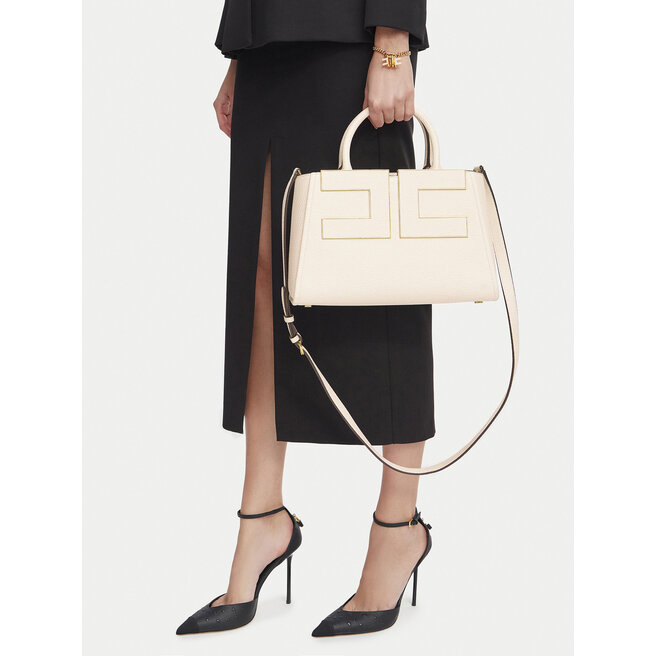 Torebka Elisabetta Franchi BS-06A-66E2-V440 Kremowy -