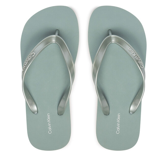 Japonki Calvin Klein Arwa HW0HW02956 Zielony -