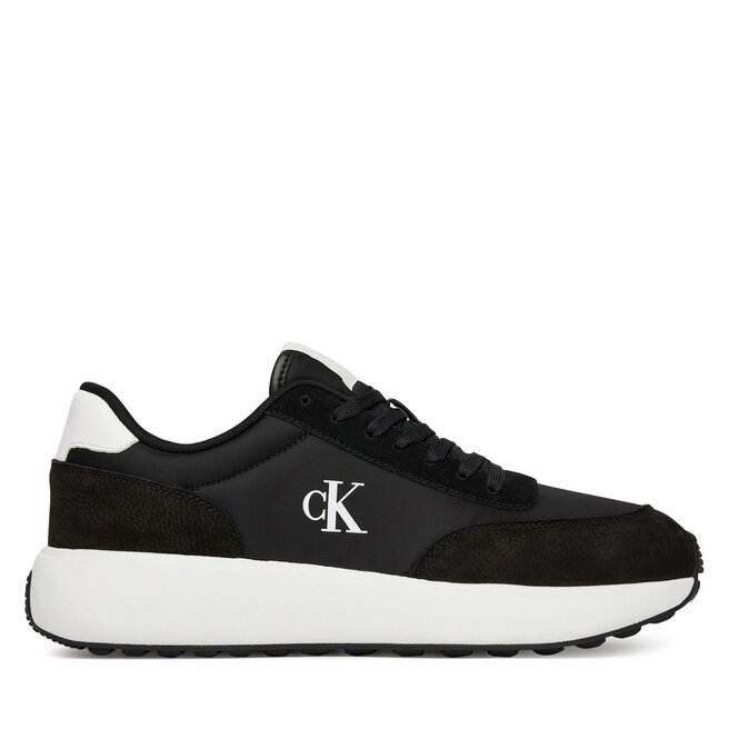 Sneakersy Calvin Klein Jeans Athleisure Runner Laceup Ny-Su YM0YM01370 Czarny - męskie