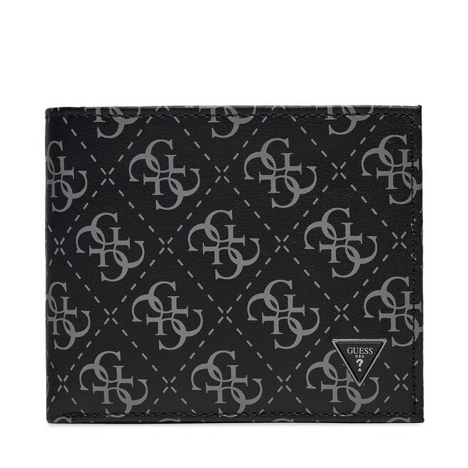 Portfel Guess Vezzola Leather Slg SMVELE LEA20 Czarny -