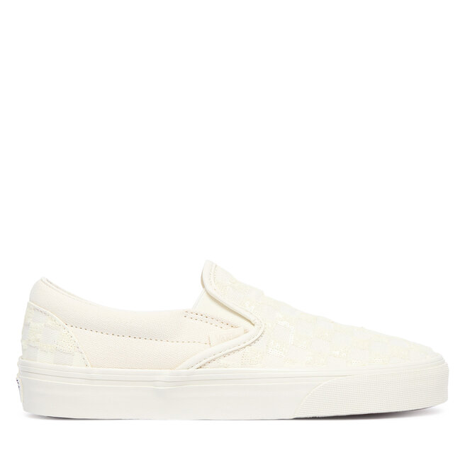 Tenisówki Vans Classic Slip-On VN000D6YC131 Kremowy - kobiece