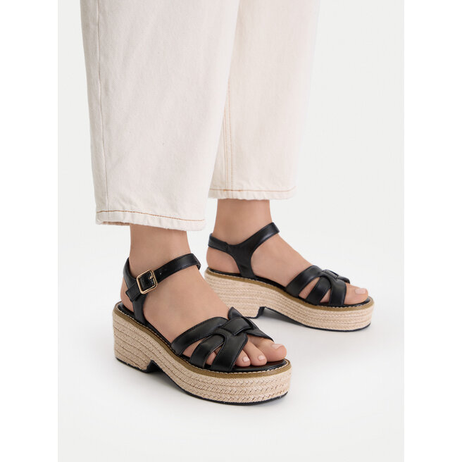 Espadryle JENNY CEO-HJY020445A-1 Czarny - kobiece