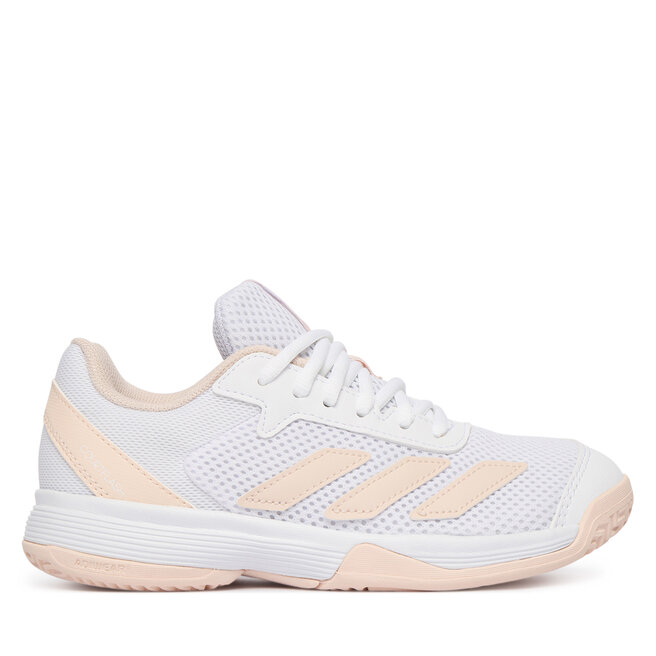 Buty do tenisa adidas Courtflash JR4449 Biały - dziecięce