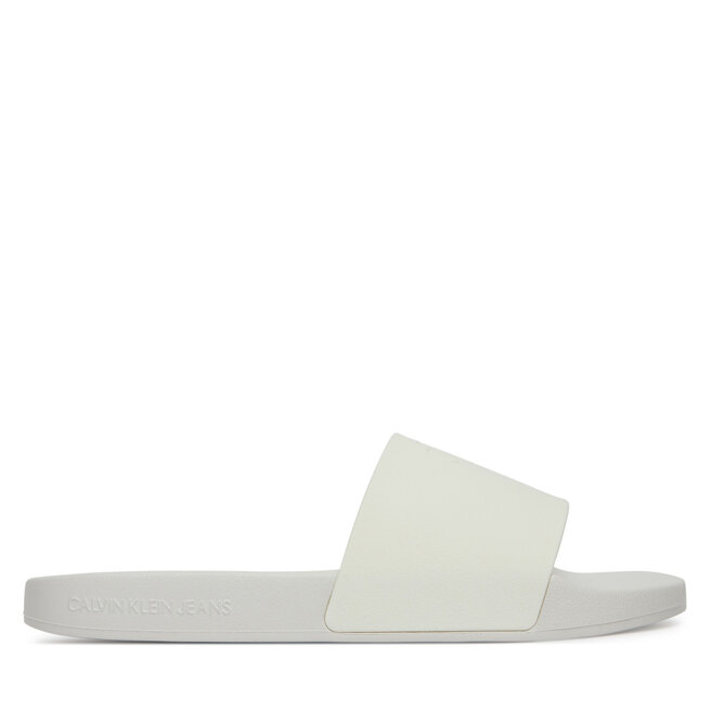 Klapki Calvin Klein Jeans Slide Monogram Tpu YW0YW01715 Biały -