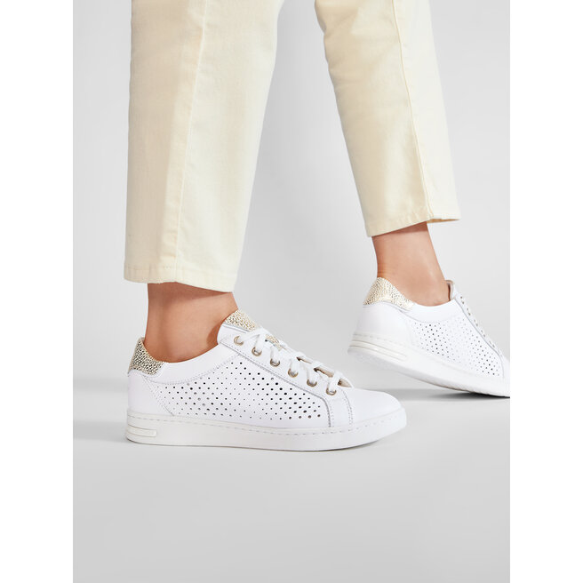 Sneakersy Geox D Jaysen B D151BB 085CF C0232 Biały - kobiece