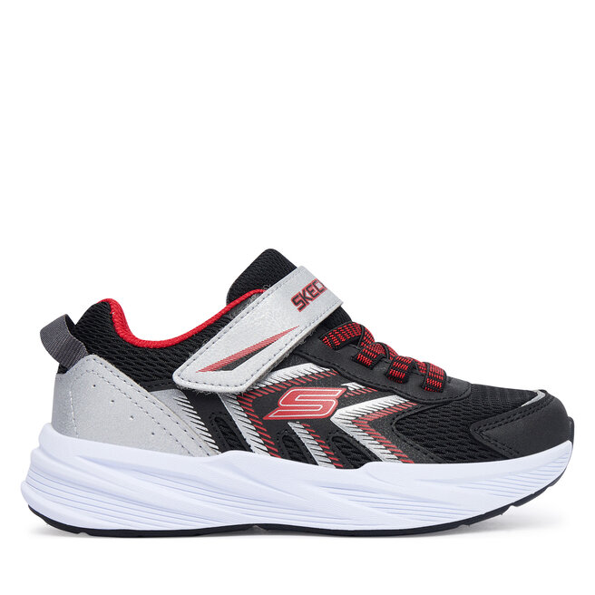 Sneakersy Skechers Microspec Tread 404115L/BKSR Czarny - chłopięce