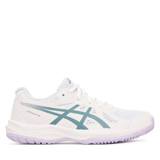Buty halowe Asics Upcourt 6 Gs 1074A045 Biały - dziecięce