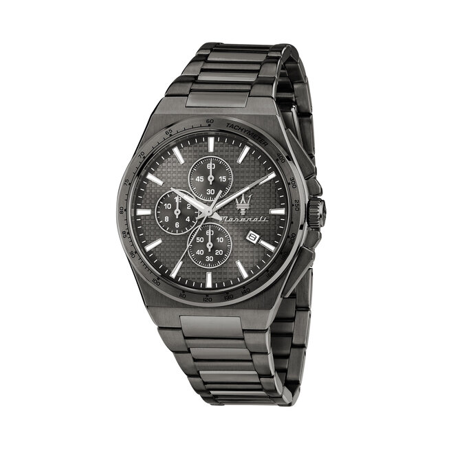 Zegarek Maserati Velocita Slim Chronograph R8873653006 Czarny -