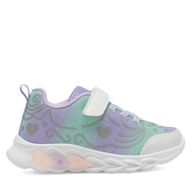 Sneakersy Nelli Blu K221153 Fioletowy - dziewczęce