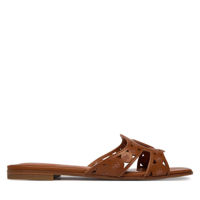 Klapki Guess FLJCS2 LEA03 Brązowy -