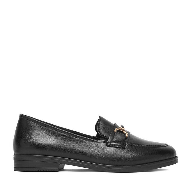 Loafersy Rieker CEO-46262-01 Czarny - kobiece