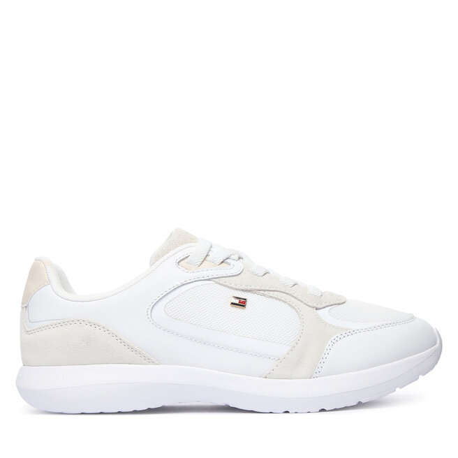 Sneakersy Tommy Hilfiger Light Runner FW0FW09409 Biały - kobiece