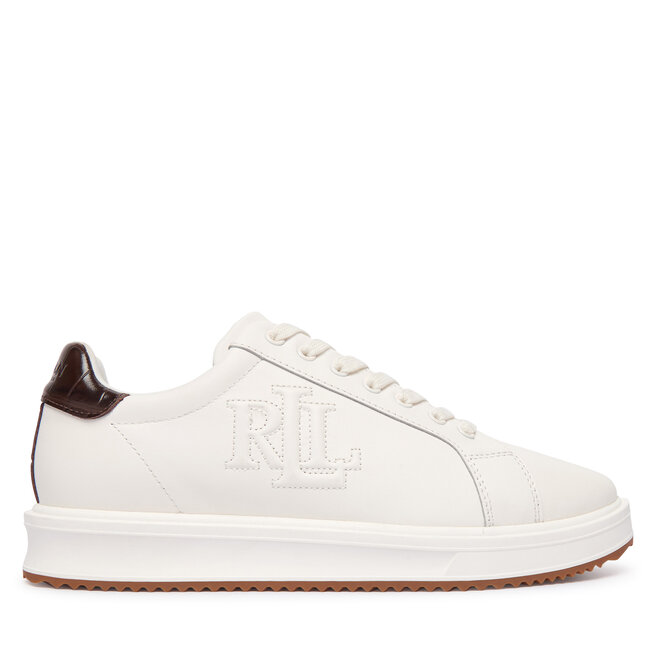 Sneakersy LAUREN RALPH LAUREN Ainsley 802974378003 Biały - kobiece