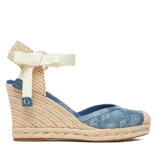 Espadryle Guess FLJCYR DEN04 Niebieski - kobiece